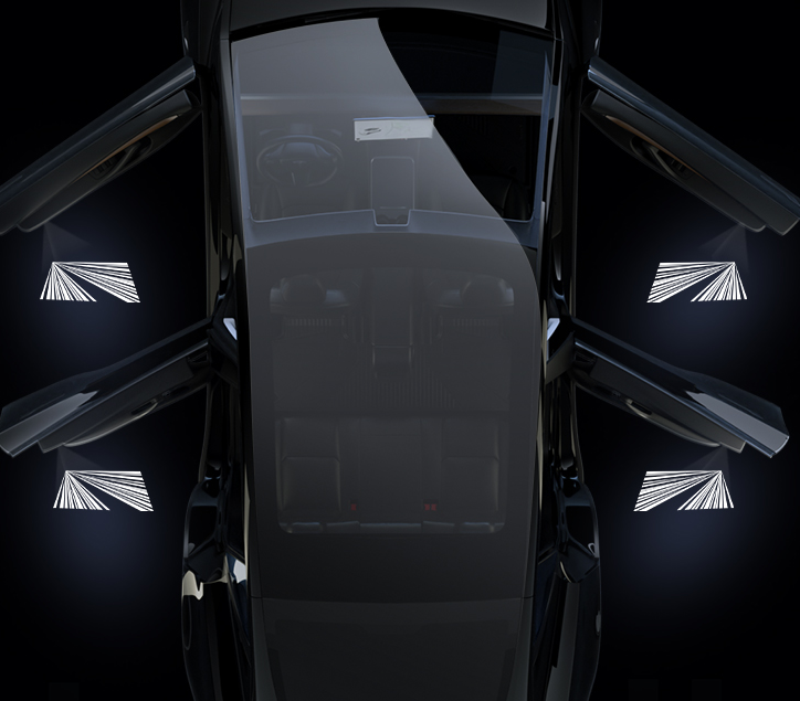 Tesla Projector Puddle Lights – OEM-Style Custom Logo Door Lights for Model 3 (2021+), Model 3 Highland, Model Y (2020+), Model S/X (2016+) – Easy Install Accessories
