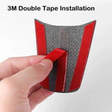 Tesla model 3 Y Carbon Fiber Steering Wheel Wrap 3M Double Tape Installation