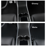 Rear Carbon Fiber Center Console Wraps For Tesla Model 3/Y-Motor Vehicle Interior Fittings-Teego