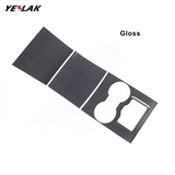 Rear Carbon Fiber Center Console Wraps For Tesla Model 3/Y-Motor Vehicle Interior Fittings-Teego