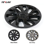 Performance Wheel Covers For Tesla Model 3 18'' Aero Wheels-Matte Black & Gun Grey