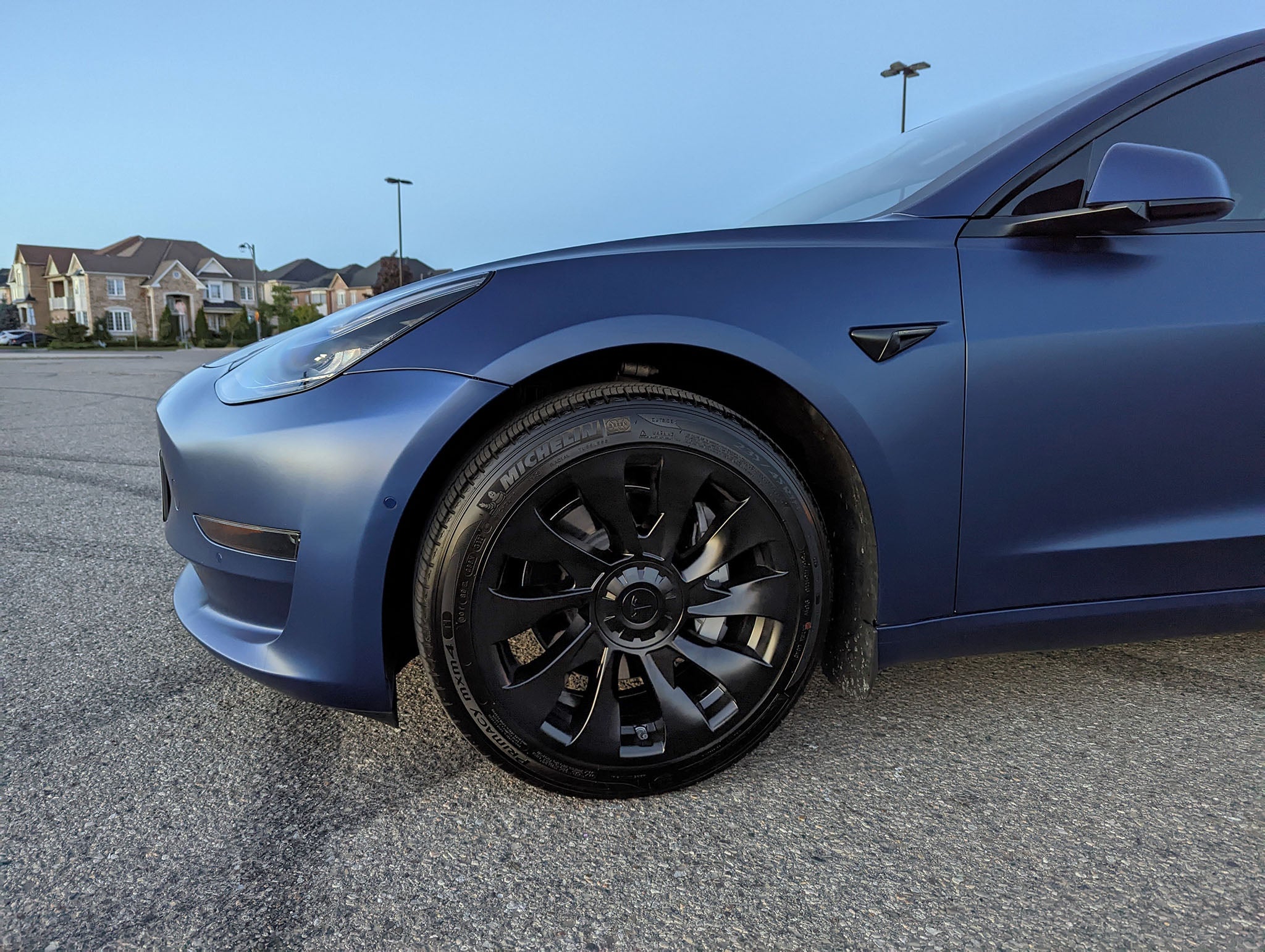 Tesla Model 3 2017-2023 Wheel Protection Covers Hub Caps, Fit 18 Inch Wheel