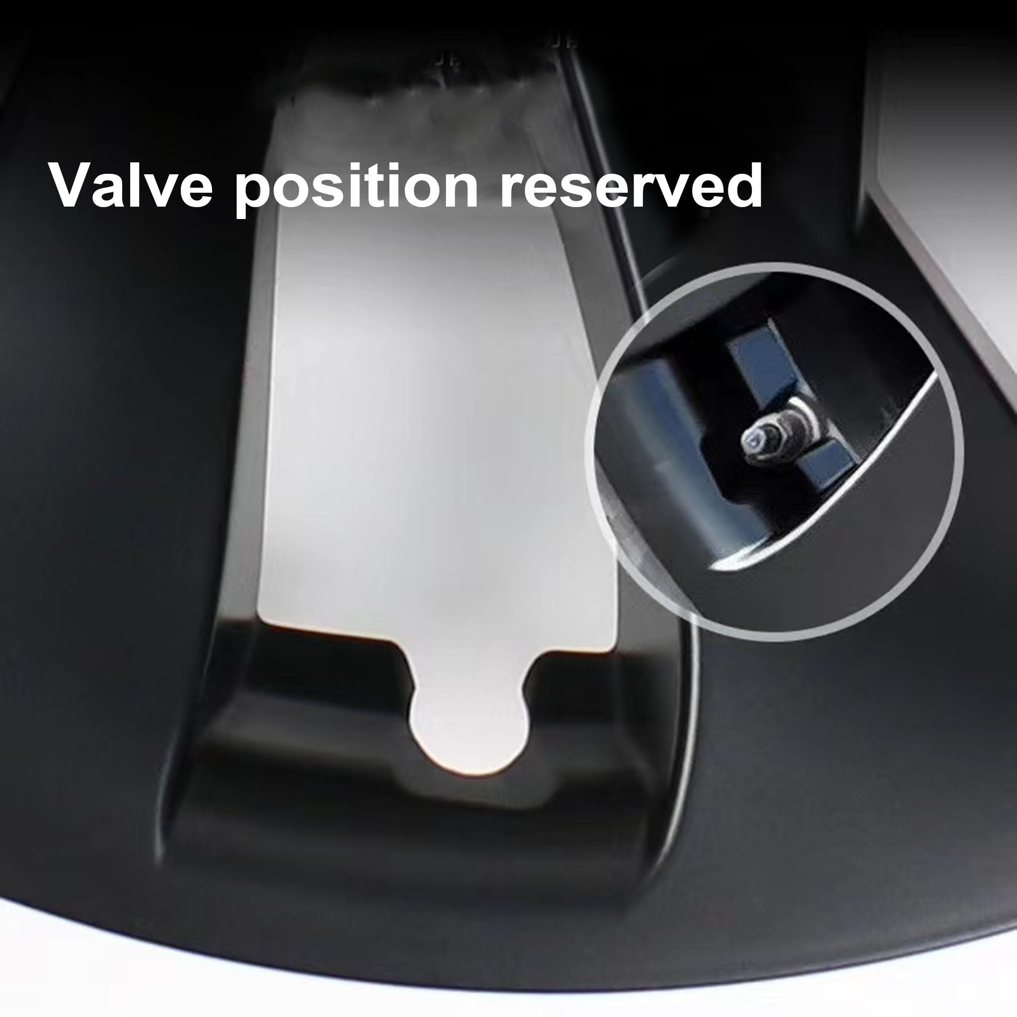 Tesla Model 3 18 inch Performance Wheel Covers Valve position reserved