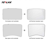 Roof Sunshades for Tesla Model 3-Motor Vehicle Interior Fittings-Teego
