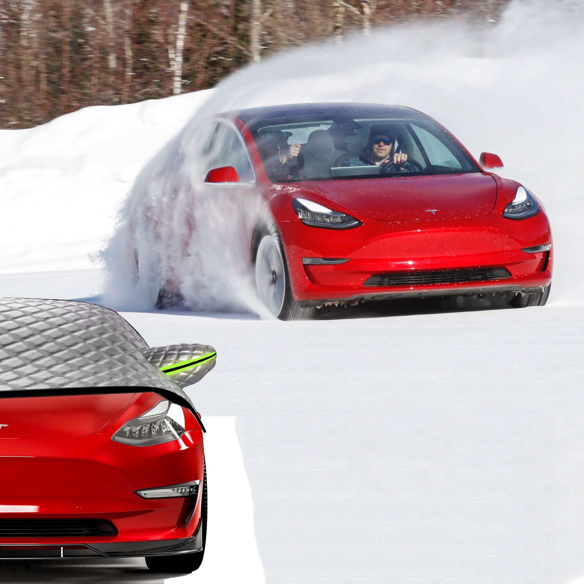 Windshield Snow Cover For Tesla Model 3/Y-Vehicle Parts & Accessories-Teego