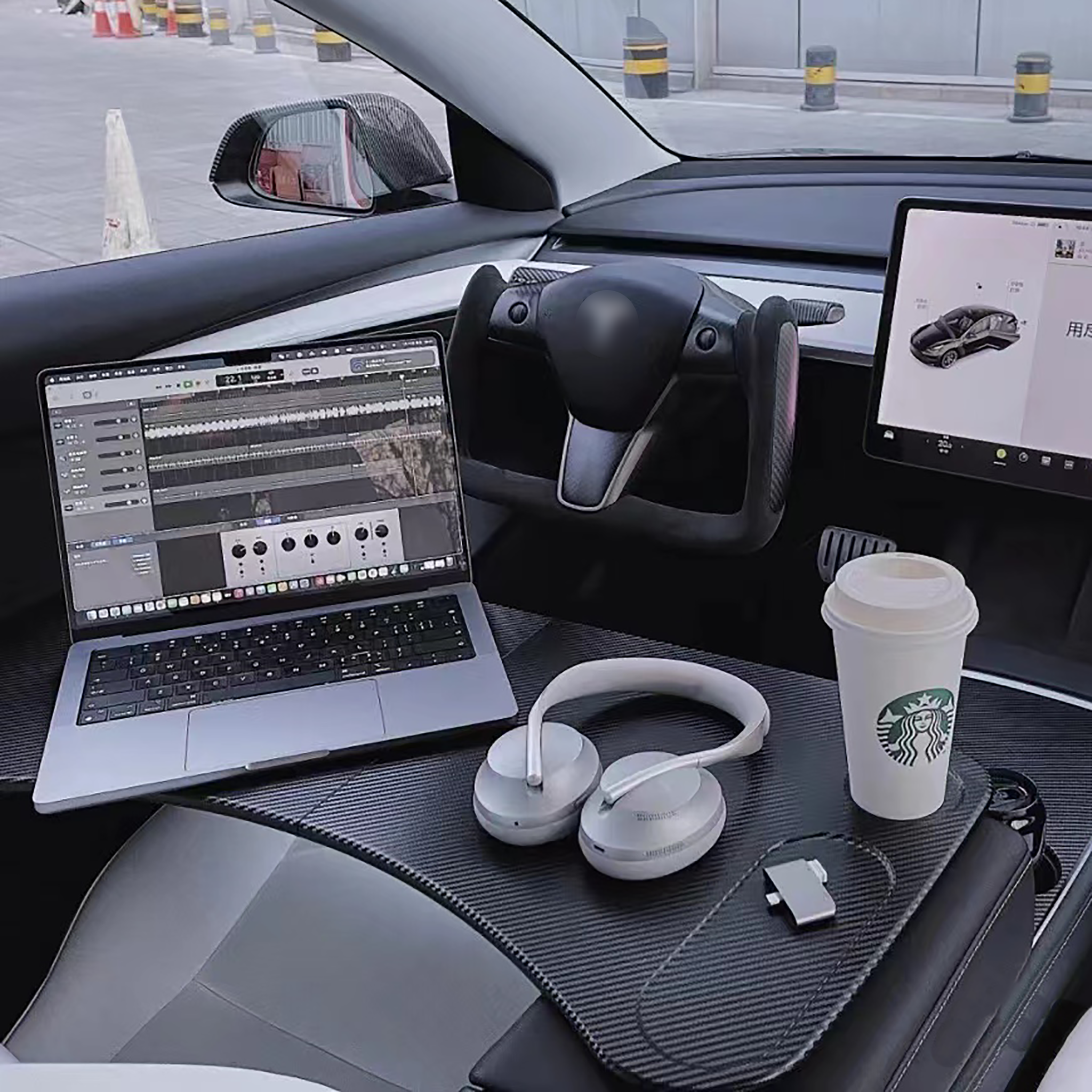 Foldable Laptop Working Table For Tesla Model 3/Y-Teego