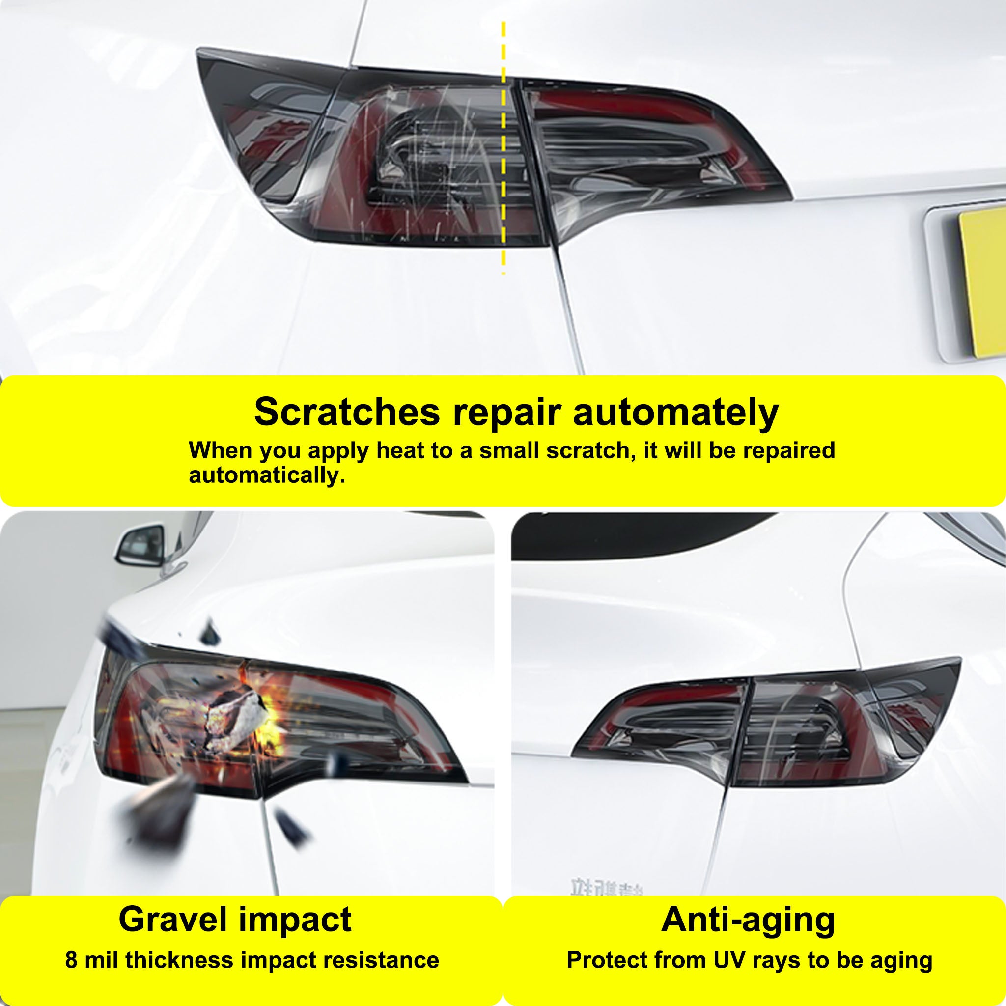 Taillight Film Cover for Tesla Model 3/Y/S/X-Teego