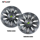 Teego 20inch Model Y wheel Covers Turbine center & Induction center