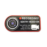 Sentry Mode Record Window Sticker For Tesla Model 3 / Y / S / X-Vehicles & Parts-Teego
