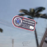 Sentry Mode Record Window Sticker For Tesla Model 3 / Y / S / X-Vehicles & Parts-Teego