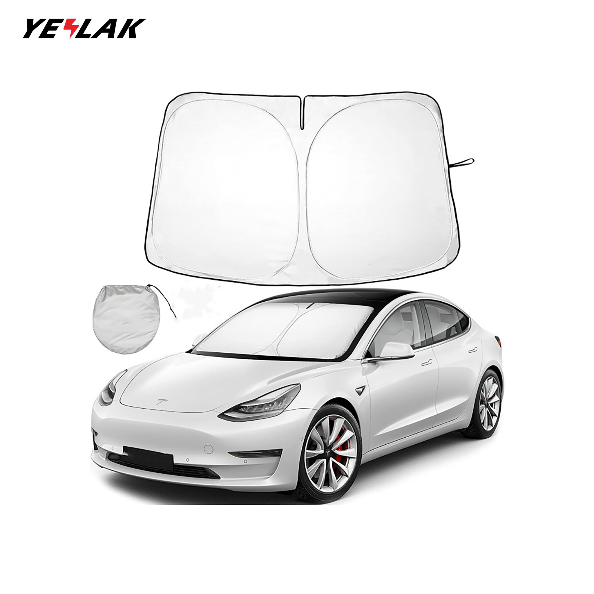 Windshield Glass Sunshade For Tesla Model Y/3-Motor Vehicle Window Parts & Accessories-Teego