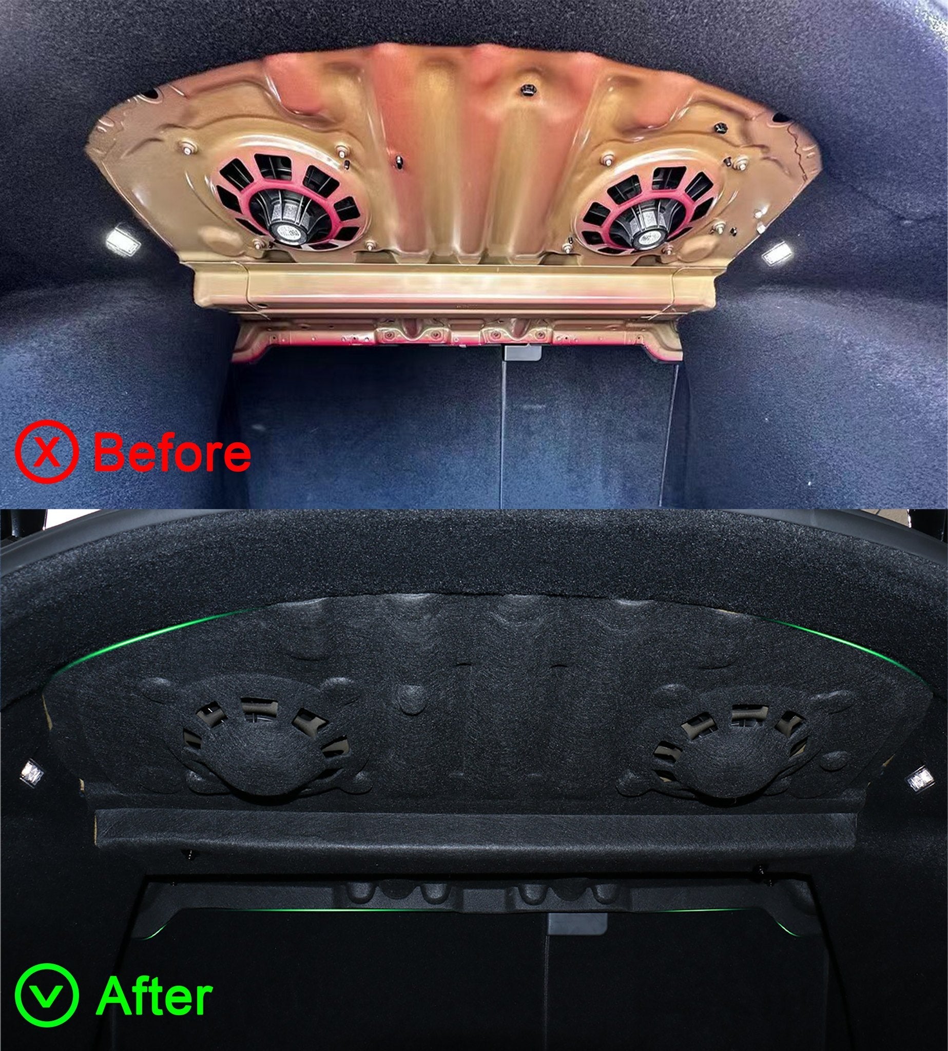 Rear Trunk Soundproof Mat for Tesla Model 3 Highland 2024+