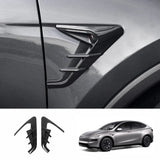 ABS Turn Signal & Side Camera Covers with Air Blades for Tesla Model Y L 6-Seater 2026+