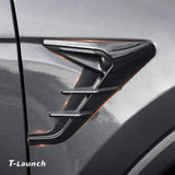 ABS Turn Signal & Side Camera Covers with Air Blades for Tesla Model Y L 6-Seater 2026+