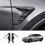 ABS Turn Signal & Side Camera Covers with Air Blades for Tesla Model Y L 6-Seater 2026+