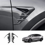 ABS Turn Signal & Side Camera Covers with Air Blades for Tesla Model Y L 6-Seater 2026+