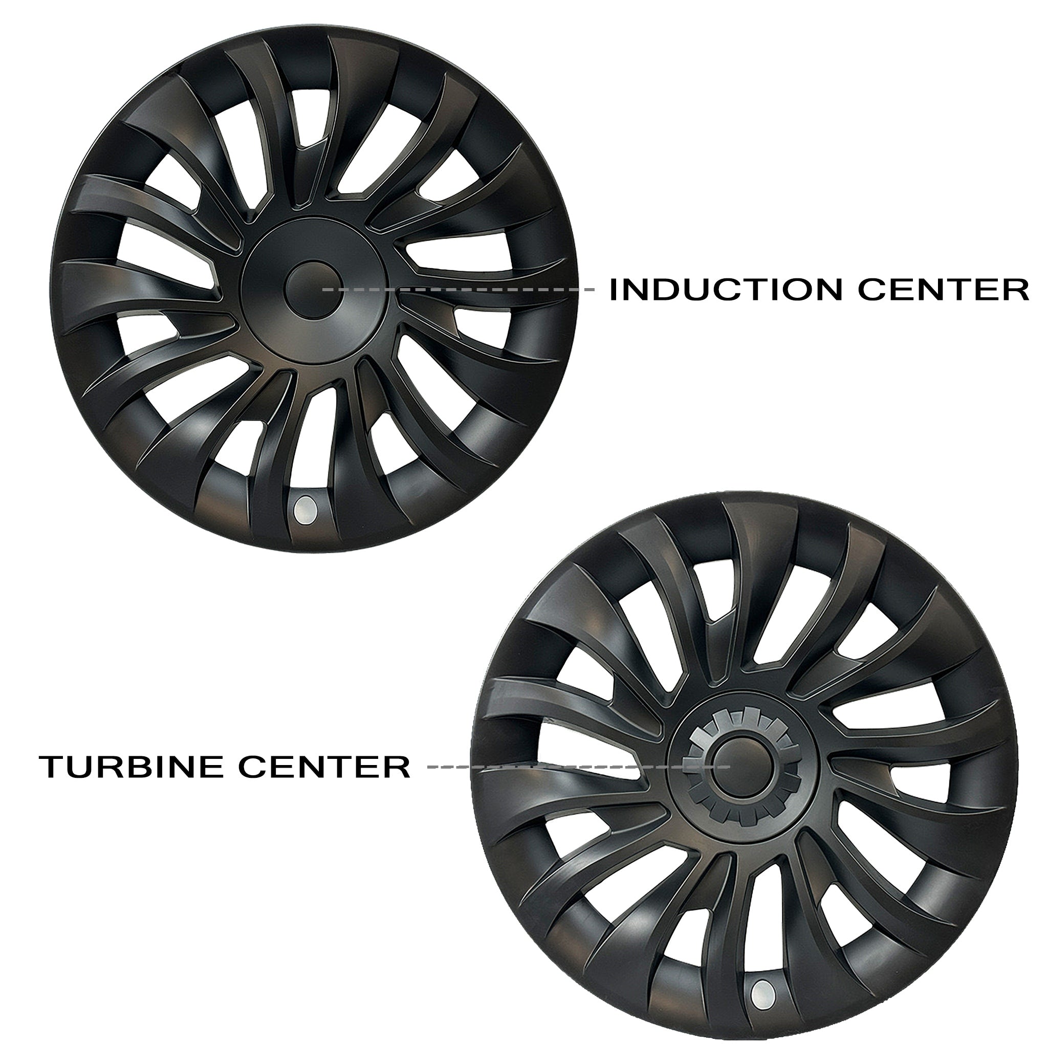 Uberturbine Wheel Cover for Tesla 2024 New Model 3 Highland 18’’ Photon Wheels - Center Cap Styles