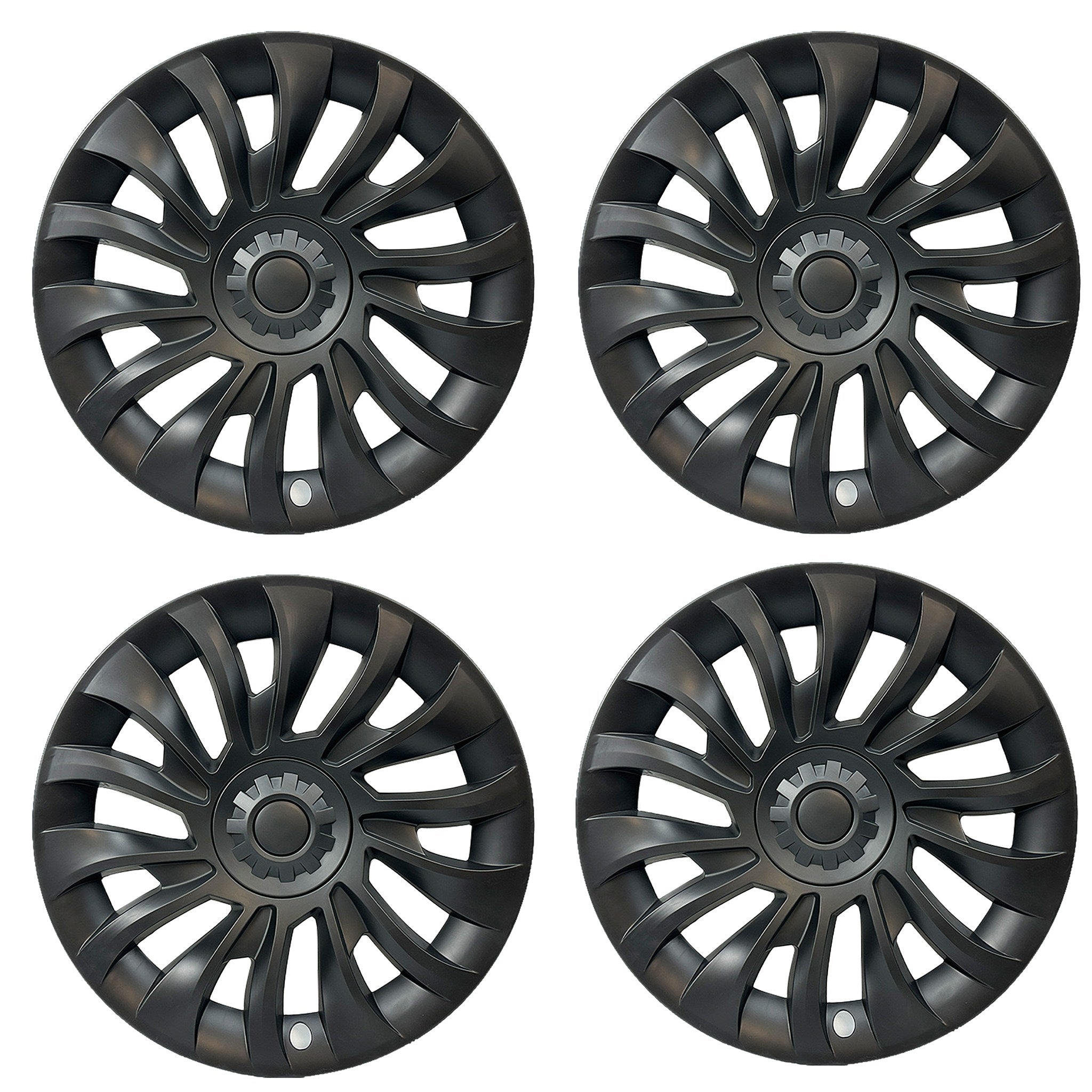 Uberturbine Wheel Cover for Tesla 2024 New Model 3 Highland 18’’ Photon Wheels - 4PCS Turbine Center