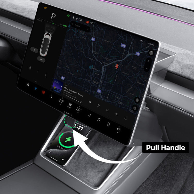 TESSGO Under Screen Storage Organizer FOR Tesla Model 3 & Model Y 2026+