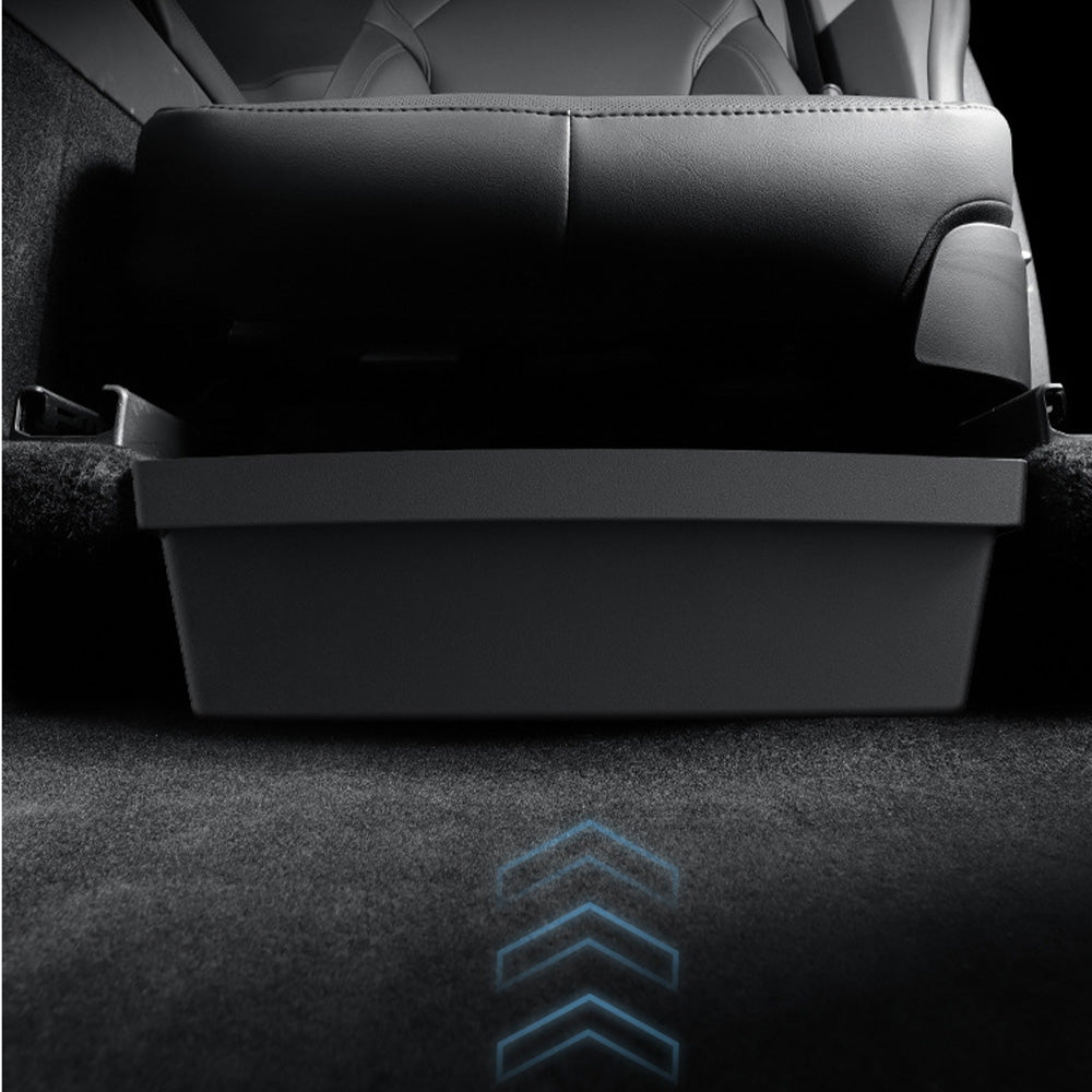 nder-Seat Storage Organizer for Model Y Juniper (2026+) – Custom-Fit TPE Drawer Set (2PCS), Hidden Storage Upgrade