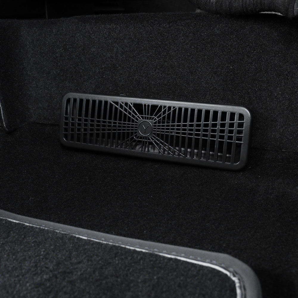 Premium Under-Seat Vent Covers for Tesla Model Y Juniper (2025+) – Custom Fit Interior Protectors | Durable ABS Plastic Design