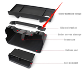 Under Screen Storage Organizer Tray For Tesla Model 3 & Y by Teego