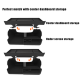 Under Screen Storage Organizer Tray For Tesla Model 3 & Y by Teego