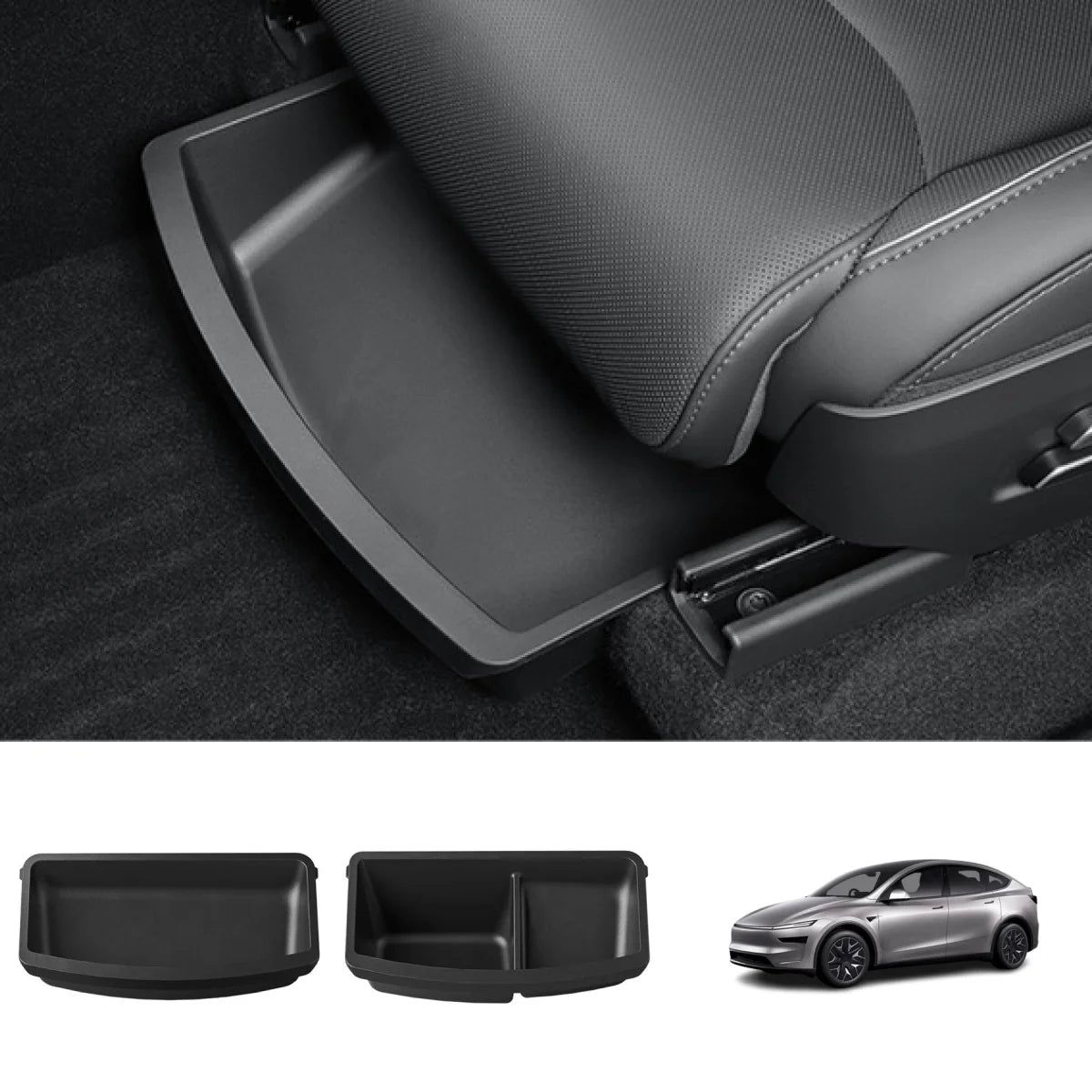 Front Under Seat Storage Box for Tesla Model Y L Interior Accessories