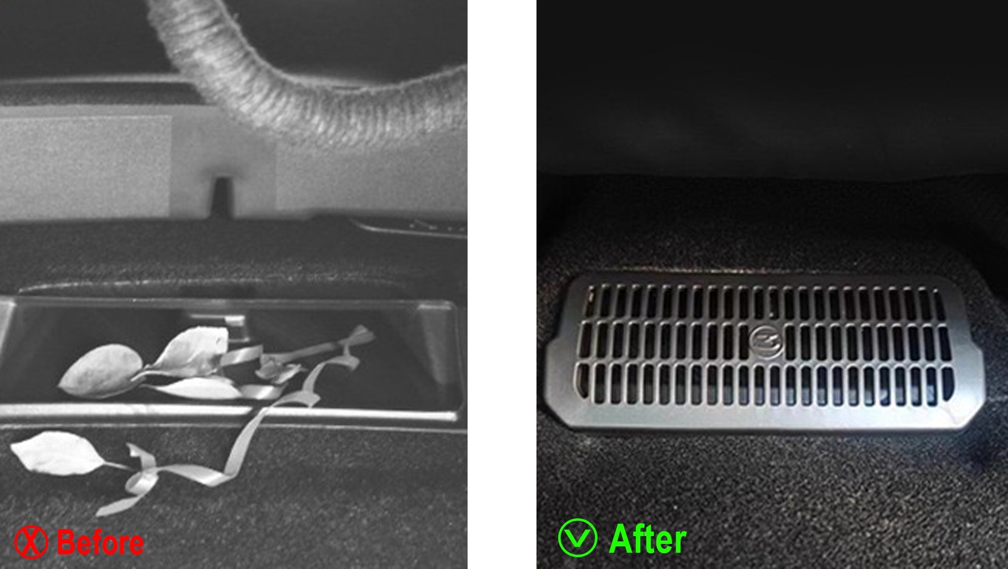Under Seat Vent Covers For Tesla New Model 3 Highland 2024+