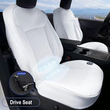 Tesla Ventilated Cooling Seat Cushion – Breathable Summer Comfort with Auto Start & 10 Silent Fans