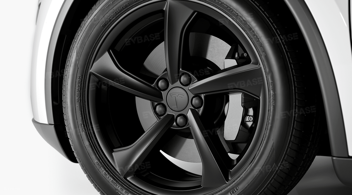 Wheel Center Cap Kit with Lug Nut Covers for Tesla Model 3/Y 18" and 19" Wheels