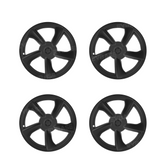 Wheel Covers for Model Y Juniper 19" Crossflow Wheels OEM-Style Black Wheel Caps 4PCS