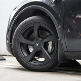 Wheel Covers for Model Y Juniper 19" Crossflow Wheels OEM-Style Black Wheel Caps 4PCS