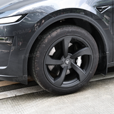 Wheel Covers for Model Y Juniper 19" Crossflow Wheels OEM-Style Black Wheel Caps 4PCS