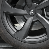 Wheel Covers for Model Y Juniper 19" Crossflow Wheels OEM-Style Black Wheel Caps 4PCS