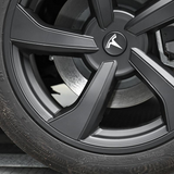 Wheel Covers for Model Y Juniper 19" Crossflow Wheels OEM-Style Black Wheel Caps 4PCS