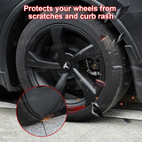 Wheel Covers for Model Y Juniper 19" Crossflow Wheels OEM-Style Black Wheel Caps 4PCS