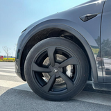 Wheel Covers for Model Y Juniper 19" Crossflow Wheels OEM-Style Black Wheel Caps 4PCS