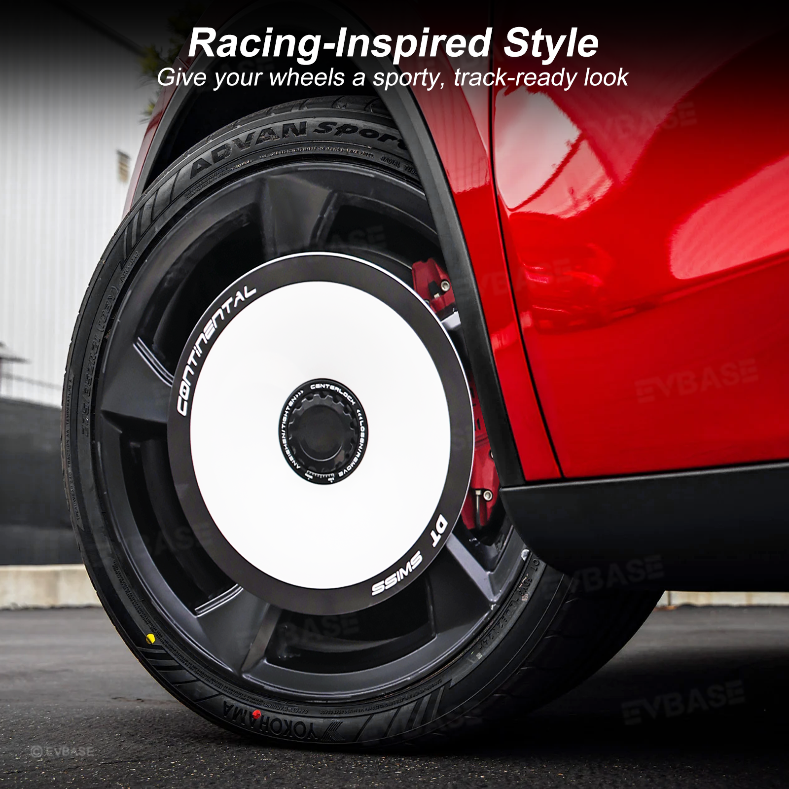 Tessgo "Rally-Spec" Miniaero Wheel Covers for Tesla Model 3 Highland 18" 2PCS