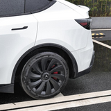 Wheel Covers for Tesla Model Y Juniper 19" Crossflow Wheels Überturbine Style Hubcaps Upgrade 2.0
