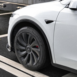 Wheel Covers for Tesla Model Y Juniper 19" Crossflow Wheels Überturbine Style Hubcaps Upgrade 2.0