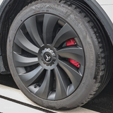 Wheel Covers for Tesla Model Y Juniper 19" Crossflow Wheels Überturbine Style Hubcaps Upgrade 2.0
