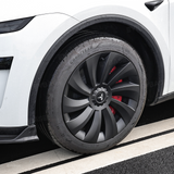 Wheel Covers for Tesla Model Y Juniper 19" Crossflow Wheels Überturbine Style Hubcaps Upgrade 2.0