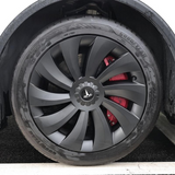 Wheel Covers for Tesla Model Y Juniper 19" Crossflow Wheels Überturbine Style Hubcaps Upgrade 2.0