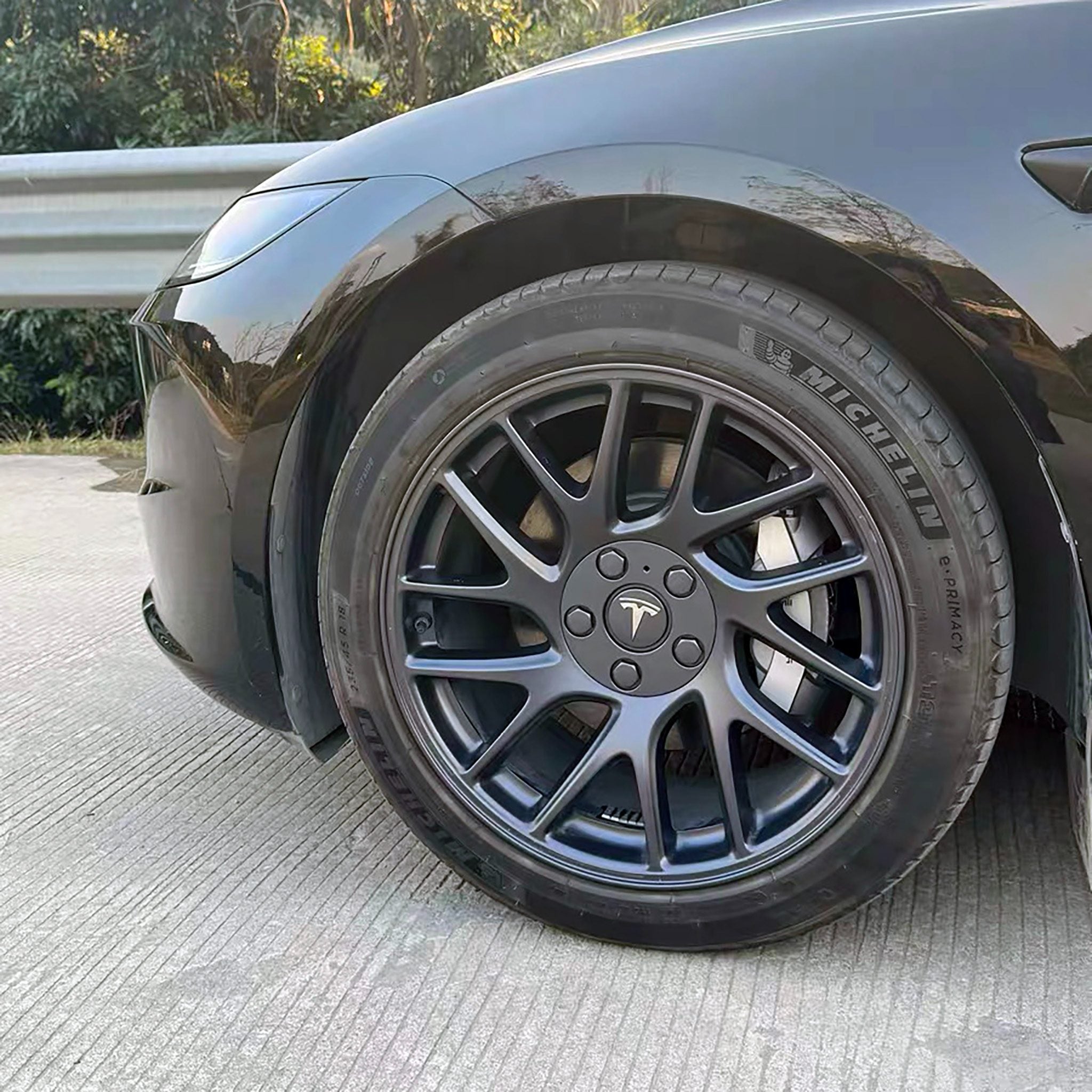 Tessgo Wheel Center Caps for Model 3 Highland 18" Photon Wheels