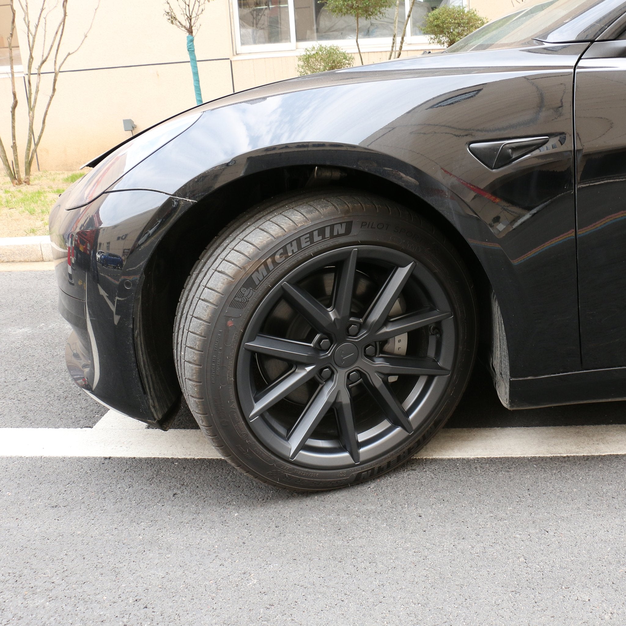 Model 3 AMG-Style Wheel Hub Caps Aero Hubcap for Tesla