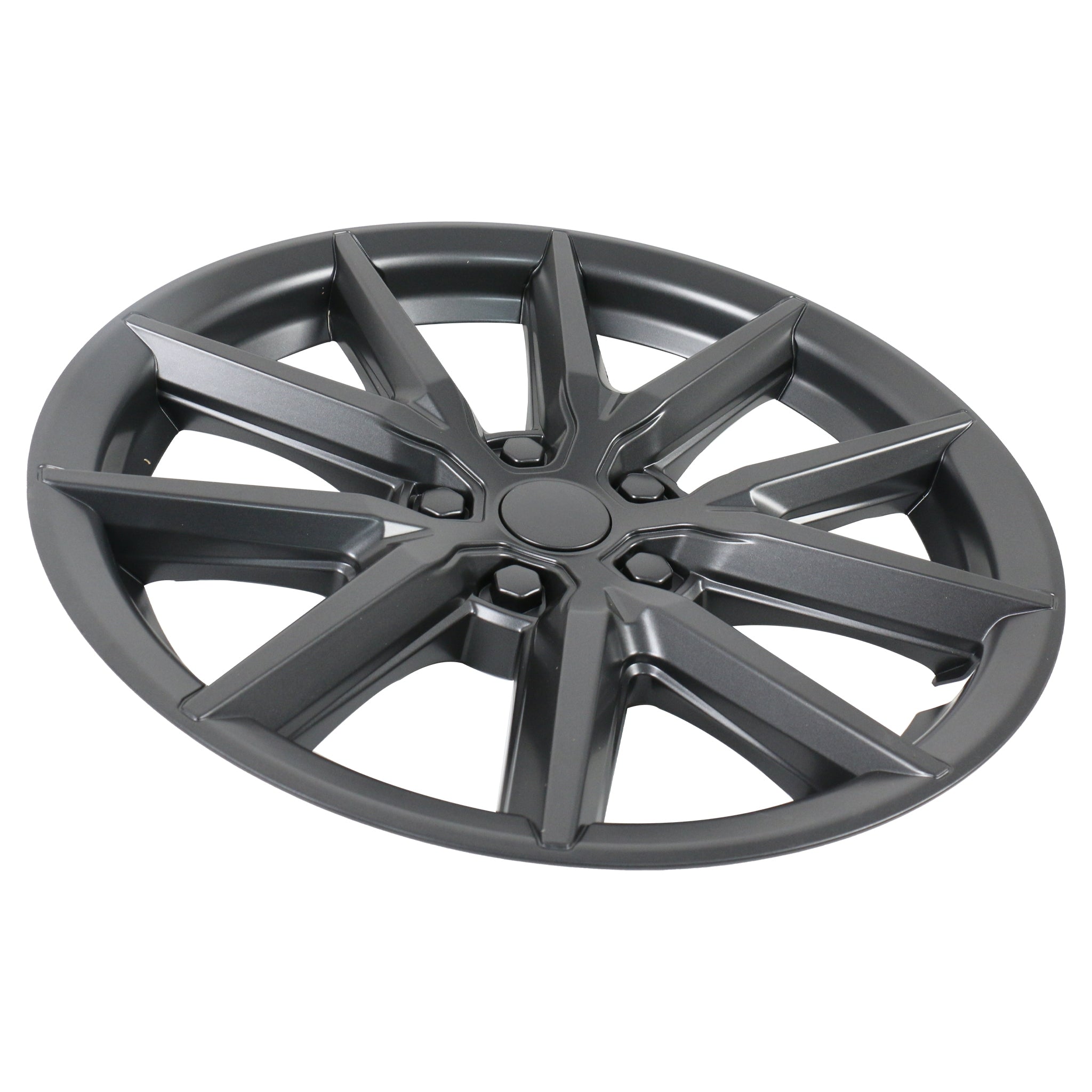 Model 3 AMG-Style Wheel Hub Caps Aero Wheel Covers - Side