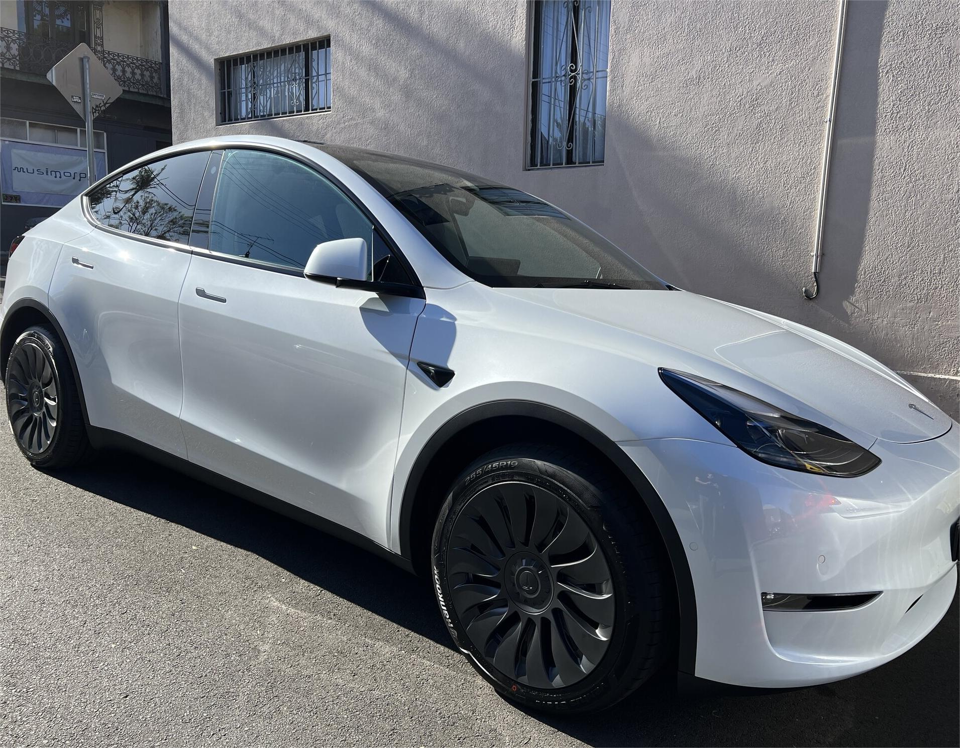 tesla model y uberturbine wheel covers