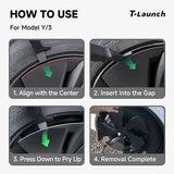 Wheel Cover Removal Tool (Hubcap Remover) for Tesla Model Y L/Y/3/S/X/Cybertruck