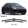 2 Wipers Factory Replacement for Tesla Model 3 & Model Y – Streak-Free Windshield Blades